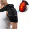 Portable Electric Shoulder Massager with Heat and Vibration, 5000mAh Rechargeable Battery and Adjustable Nylon Strap