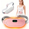 Cordless Heating Pad, Portable Wearable Warmer with 3 Heat Levels and 4 Massage Modes for Abdomen, Waist and Back