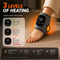 2-Pack Electric Foot & Ankle Massagers with Heating and Vibration for Everyday Comfort